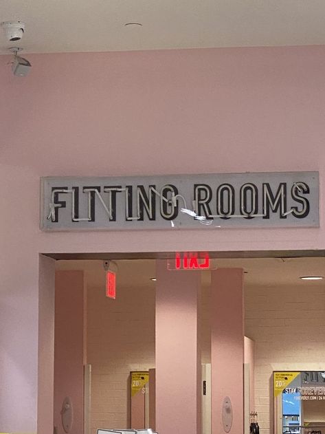 This photo was taken from a forever 21 and features instituional and directional signage of their fitting rooms. Fitting Room Signage, Fitting Rooms, Room Signage, Directional Signage, Fitting Room, Light Box, Forever 21