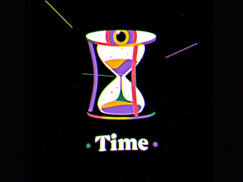 TIME WAITS FOR NO ONE by OELHAN on Dribbble Time Logo Design, Clock Animation, Object Animation, Time Animation, Motion Illustration, Time Waits For No One, Loop Animation, Short Animation, Picture Editing Apps