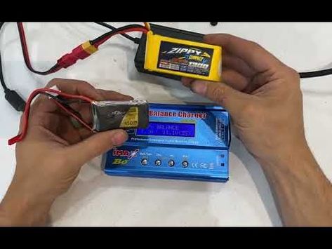 How to Use a IMAX B6 Lipo Battery Charger - YouTube Lipo Battery, Battery Pack, Battery Charger, How To Use