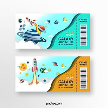 Space Ticket Design, Ticket Illustration Design, Space Ticket, Space Exhibition, Astronomy Science, Pizza Planet, 2d Illustration, Card Inspo, Ticket Design