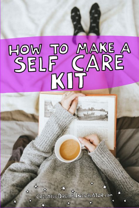 Diy Self Care Kit Ideas, Work Self Care Kit, Diy Relaxation Kit, Self Soothing Kit, Self Care When Busy, Coping Toolbox, Self Care Kit, Spring Allergies, Mental Health Crisis