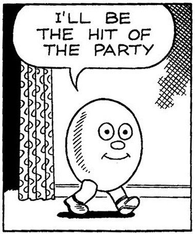 🥚goals🥚#erniebushmiller Ernie Bushmiller, Nancy Comic, I Love Games, Comic Book Panels, Retro Comic, Comic Sans, Seinfeld, American Comics, Comic Panels