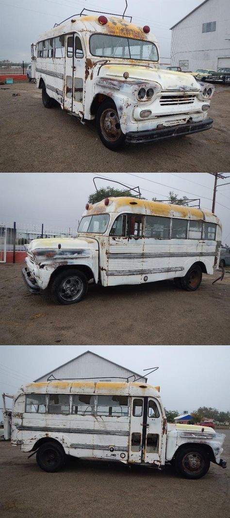 1958 Chevrolet Superior School Bus Short Old Buses For Sale, Short School Bus, School Bus For Sale, Old School Bus, Buses For Sale, School Bus, Buses, New Mexico, Old School