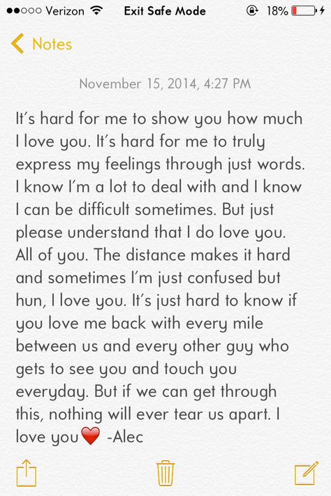 This is for Emily. I know I'm a lot I deal with and I can be difficult sometimes but understand that I do love you for who you are and that my selfish desire to feel loved and wanted got in the way. But I do love you I really do and no matter how difficult I get please don't give up on me because I'll never give on you or us. I hope you read this and give me another chance to prove to you that I love you. Give Me Another Chance, I Love You Text, I Love You Lettering, Chance Quotes, Love Yourself Text, Prove Love, Cute Couple Text Messages, Paragraphs For Him, Escalated Quickly