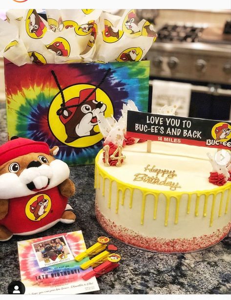 Buccees Birthday Party Cake, Bucees Birthday Party Cake, Bucees Birthday Cakes, Buccees Birthday Party Ideas, Buccees Cake, Buccees Birthday Cake, Buc Ees Birthday Cake, Buccees Party, Bucees Birthday Theme