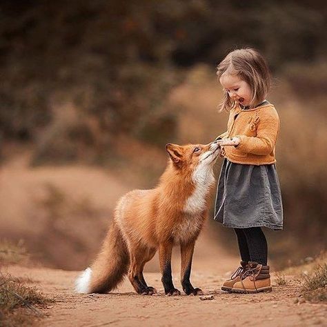 Friendship comes in all shapes and sizes. We become friends primarily because we empathise with feelings and physical being of each… Fuchs Baby, Söt Katt, Dirt Road, Sweet Animals, Animal Photo, Tandem, 귀여운 동물, Animals Friends, Children Photography