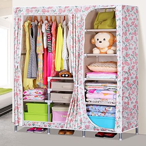 Cloth Wardrobe, Foldable Wardrobe, Closet Storage Systems, Portable Wardrobe, Wardrobe Color, Simple Wardrobe, Bedroom Armoire, Storage Furniture Bedroom, Clothes Closet