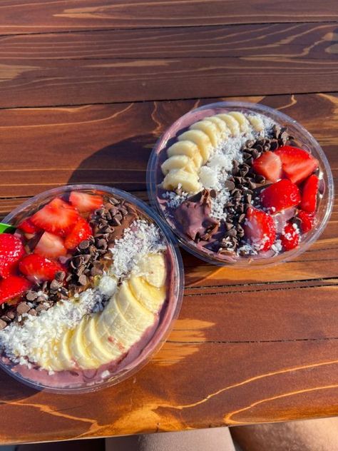 Açaí Bowls, Fruit Smoothie Recipes Healthy, Acai Bowls, Smoothie Bowl Recipe, Healthy Lifestyle Food, Healthy Food Motivation, Smoothie Bowls, Fruit Smoothie Recipes, Fun Baking Recipes