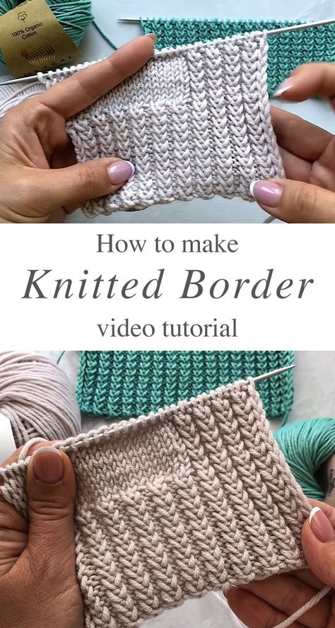 Knitting Stitches Tutorial, Knitting Basics, Knitting Instructions, Knitting Patterns Free Cardigans, Knitting Tips, Knit Stitches, Blanket Knitting Patterns, Knit Stitch Patterns, Knitting Charts