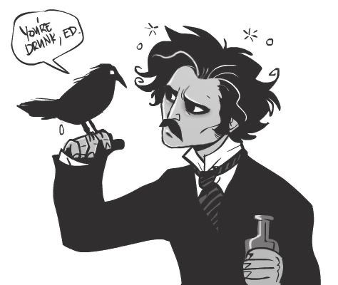 Edgar Allan, Edgar Allan Poe, A Drawing