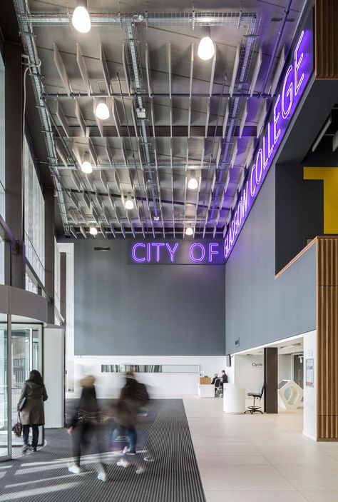 City of Glasgow College, City Campus. Architect’s Journal AJ100 Building of the Year 2017. City Of Glasgow College, Glasgow City, City College, Glasgow, The Year, Vision Board, Portfolio, Building, Design