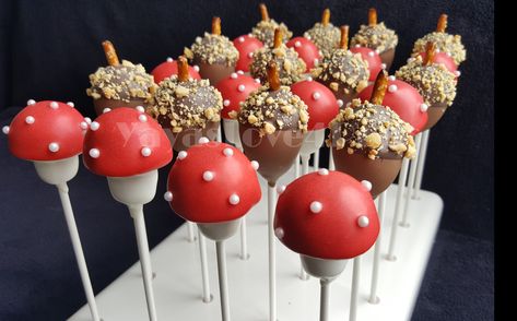 Woodland Themed Cake Pops Woodland Chocolate Covered Strawberries, Woodland Creature Cake Pops, Forest Theme Cake Pops, Cottage Core Cake Pops, Gnome Cake Pops, Nature Themed Snacks For Kids, Woodland Animal Cake Pops, Fairy Garden Cake Pops, Woodland Theme Cake Pops