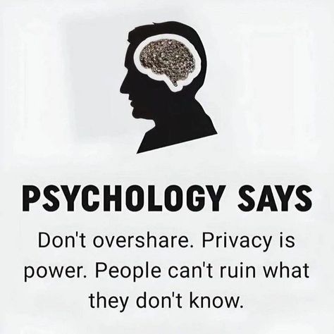 Strati Georgopoulos on LinkedIn: Privacy is power. | 68 comments Privacy Is Power, Motivation Psychology, Psychology Says, Psychology Fun Facts, Career Quotes, Psychology Quotes, Healthy Mindset, Human Behavior, Psychology Facts