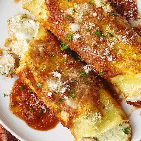 Chef John's Turkey Manicotti Recipes With Ricotta Cheese, Recipes With Ricotta, Recipes For Turkey, Traditional Easter Recipes, Baked Ziti With Sausage, Chicken Italian, Turkey Meals, Sweet Potato Buns, Ricotta Cheese Recipes