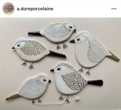 Clay Birds, Beginner Pottery, Diy Air Dry Clay, Air Dry Clay Projects, Clay Crafts Air Dry, Clay Ornaments, Ceramics Pottery Art, Pottery Sculpture, Ceramic Animals