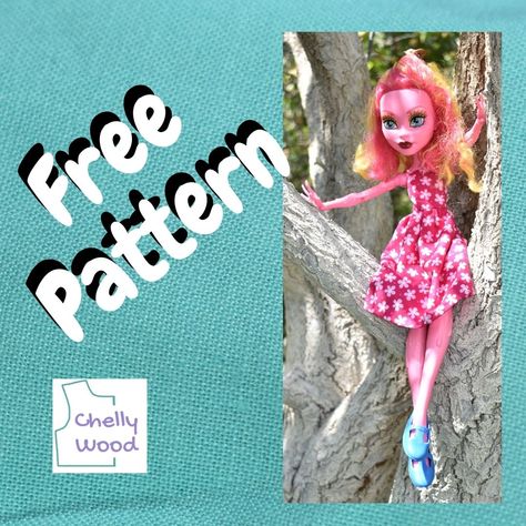 Monster High Doll Clothes Patterns, Gooliope Jellington, Crochet Monster High, Sun Dress Pattern, Free Doll Clothes Patterns, Doll Customizing, Crafting Room, Monster High Doll Clothes, Doll Shoe Patterns