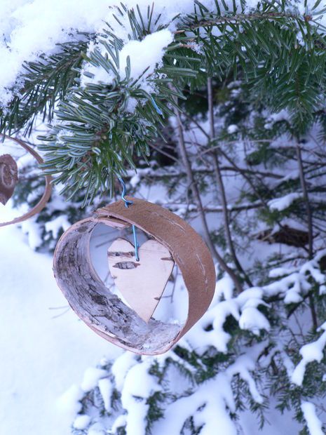 Picture of Easy Birch bark Christmas Tree ornaments Foraged Crafts, Tree Bark Crafts, Bark Idea, Bark Crafts, Birch Bark Crafts, Birch Craft, Christmas Tree Branches, Rustic Christmas Tree, Birch Bark