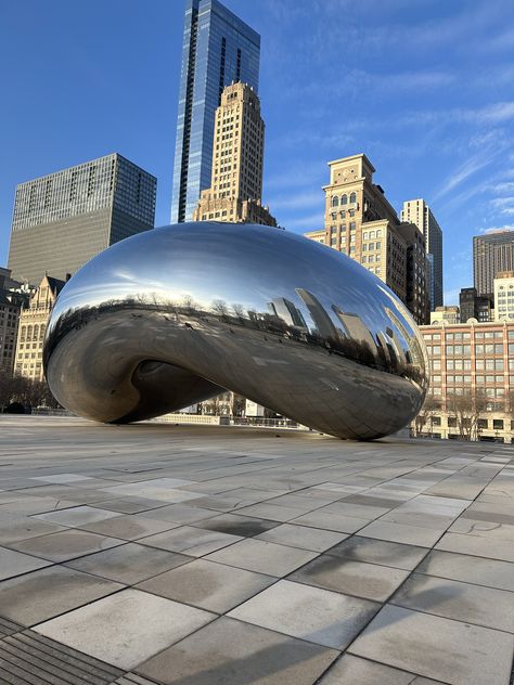 Chicago The Bean, Chicago Bean Aesthetic, Chicago Bean Pictures, The Bean Chicago, Chicago Bean, Chicago Fall, Chinatown Chicago, Day In Chicago, Chicago Aesthetic