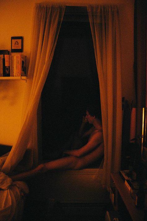 Cindy Sherman Untitled Film Stills, Intimate Self Portrait Photography, Nighttime Photography, Author Portraits, Thesis Inspiration, Night Window, Intimate Portrait, Night Time Photography, Photography Assignments