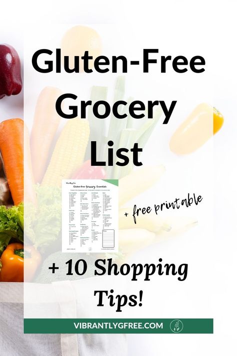 Gluten Free Grocery List, Gluten Free Flours, Gluten Free Food List, Free Grocery List, What Is Gluten, Gluten Free Brands, Gluten Free Shopping, Gluten Free List, Gluten Free Travel