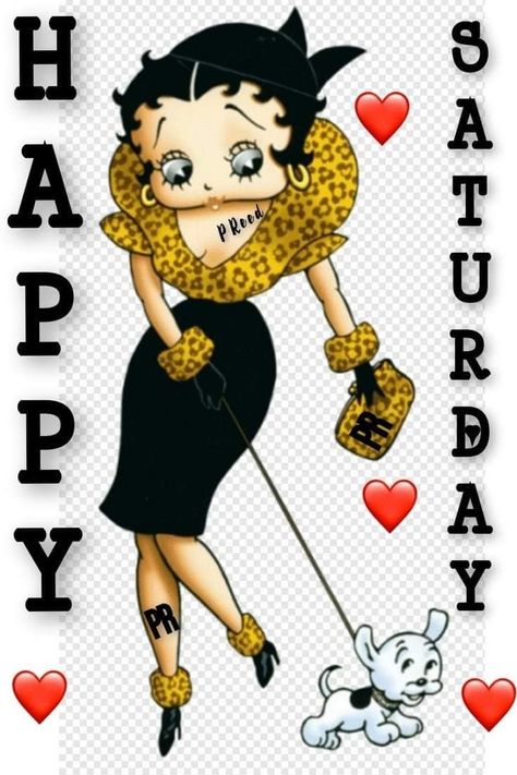 Betty Boop Saturday, Black Betty Boop, Betty Boop Art, Betty Boop Pictures, Black Betty, Happy Saturday, Betty Boop, Avatar, Quick Saves