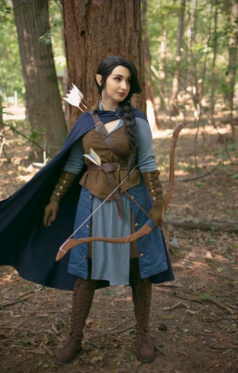 Dungeons And Dragons Costumes, Larp Costume Female, Vex Cosplay, Dungeons And Dragons Cosplay, Vox Machina Origins, Themed Outfit Ideas, Angel Character Design, Human Photo Reference, Ren Faire Outfit Ideas