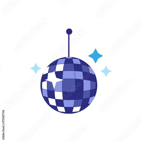 Bid Day Shirts, Cartoon Style, Disco Ball, Cartoon Styles, White Background, Stock Vector, Stock Images, Ceiling Lights, Stars