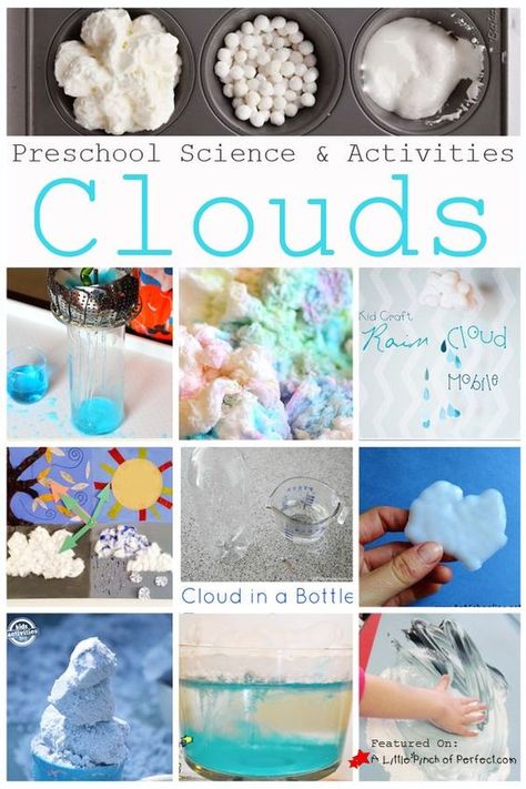 Cloud Activity, Clouds For Kids, Rain Crafts, Cloud Activities, Preschool Weather, Weather Crafts, Weather Chart, Cloud Craft, Preschool Science Activities