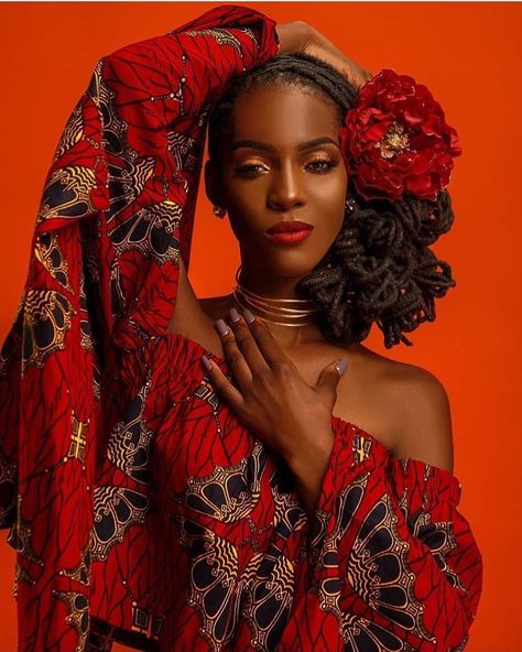 Casual Gown, Magazine Aesthetic, Interesting Hair, Women Photoshoot, Face References, Afrocentric Fashion, Black Inspiration, Model Face, African Clothing Styles