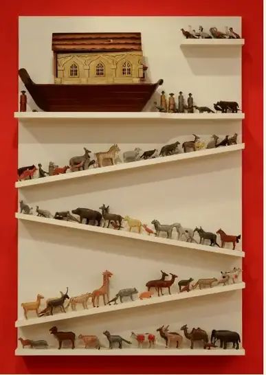 15 Noah's Ark Nursery Ideas - Your House Needs This Noah's Arc, Noah Ark, Toy Animals, Church Nursery, Noah's Ark, Noahs Ark, Kids Playroom, Kids' Room, Displaying Collections