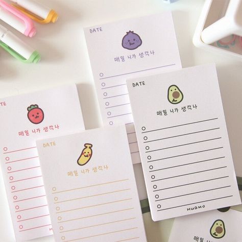 Sixone Ins 50 Sheets Cartoon Fruits Plan Note Paper Student Kawaii Memo Pad Hand Account Creative Diary Korea School Stationery - Memo Pad - AliExpress Kawaii Memo Pad, Korea School, Creative Diary, Memo Pad Design, Memo Notepad, Cute Avocado, Memo Pads, Cute Notes, Pad Design