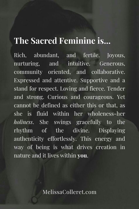 Divine Feminine Meditation, Sacred Masculine Quotes, Your Energy Is Sacred Quotes, Sacred Feminine Quotes, Shakti Energy Sacred Feminine, Awakened Woman Divine Feminine, What Is The Divine Feminine, Sacred Feminine Aesthetic, Womens Circle Divine Feminine