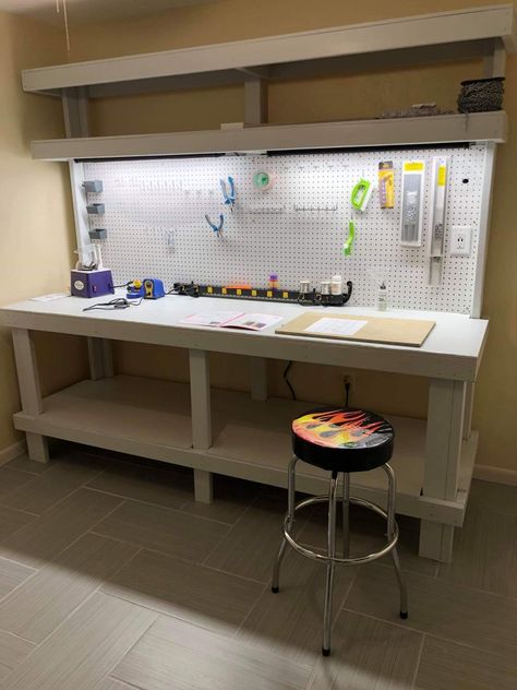 Stained Glass Studio Organization, Stained Glass Work Station, Stained Glass Organization Storage Ideas, Stained Glass Workbench, Glass Studio Ideas, Stained Glass Studio Setup, Stained Glass Storage Ideas, Stained Glass Workshop Ideas, Glass Work Table