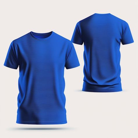 Plain White Shirt Front And Back, Blue Tshirt Design, Plain Blue T Shirt, 17 Agustus, Church Poster Design, Church Poster, Framed Wallpaper, Blue Back, Plain Shirt