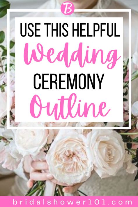 wedding ceremony outline Traditional Wedding Ceremony Order, Wedding Ceremony Outline, Outside Wedding Ceremonies, Ceremony Outline, Reception Timeline, Order Of Wedding Ceremony, Wedding Reception Timeline, Wedding Ceremony Script, Forest Theme Wedding