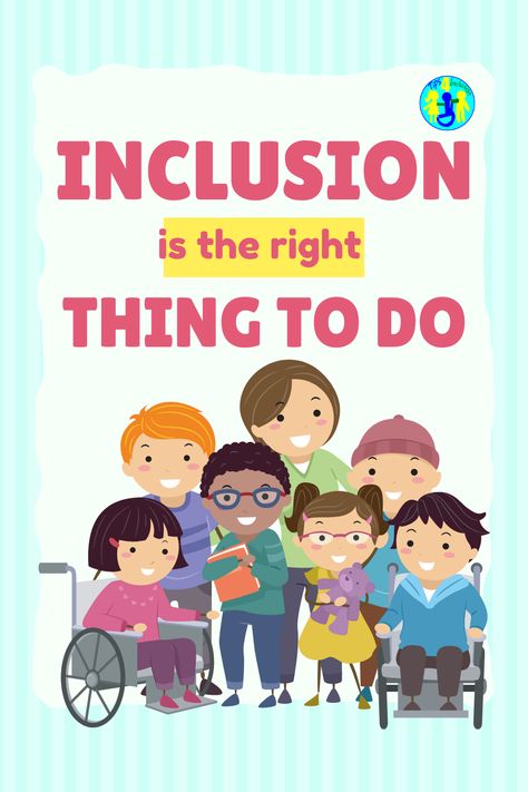 Every child deserves to be included. Inclusion leads to happiness and better success in life. Please share this poster and download at Teacher Pay teachers for all classrooms. Inclusive Education Posters, Classroom Posters Elementary, Education Posters, Social Equality, Equality And Diversity, Inclusive Education, Awareness Poster, Inclusion Classroom, Developmental Delays