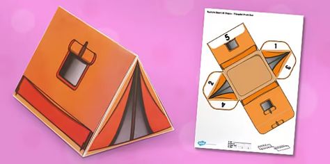 Archeology Party, Eagle Ceremony, Tent Craft, Paper Diorama, Role Play Areas, Triangular Prism, Tent Card, Home Decor Fall, Paper Doll House