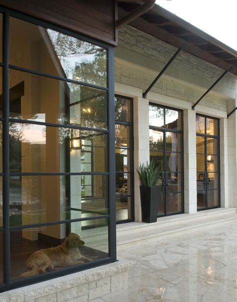 Steel Windows, Doors And Windows, House Goals, Glass Doors, 인테리어 디자인, Arbor, The Window, House Inspiration, My Dream Home