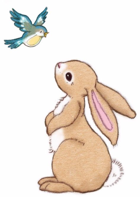 Belle And Boo, Bird Wall Decals, Rabbit Drawing, Childrens Wall Stickers, Bunny Drawing, Bunny Art, 자수 디자인, Wall Decal Sticker, Woodland Nursery