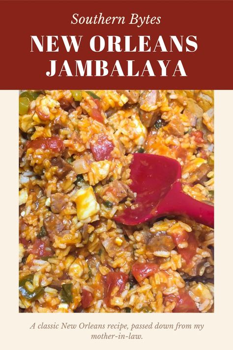 Creole Jambalaya is a tomato-based rice dish that is ready in less than an hour and tastes like it has been cooking all day. It has so much flavor - like taking a trip to New Orleans without leaving the house. New Orleans Style Jambalaya, Seafood Jambalaya Recipe New Orleans, Cajun Cabbage Jambalaya Recipe, Jambalaya Recipe Without Tomato, Best Jambalaya Recipe New Orleans, Beef Jambalaya Recipe, Authentic Jambalaya Recipe New Orleans, Jambalaya Recipe Stovetop, Creole Jambalaya Recipe Louisiana