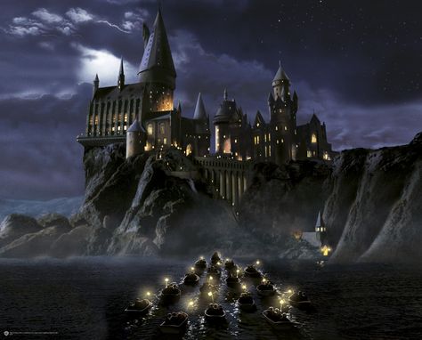 First time to Hogwarts wall mural Poster Harry Potter, Harry Potter Castle, Citate Harry Potter, Harry Potter Puzzle, Harry Potter Hogwarts Castle, Art Harry Potter, Harry Potter Wall, Harry Potter Background, Buku Harry Potter