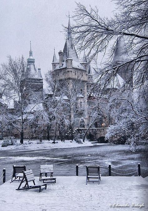 Large Building, Chateau France, Beautiful Castles, Budapest Hungary, Bratislava, Beautiful Buildings, Macedonia, Eastern Europe, Let It Snow