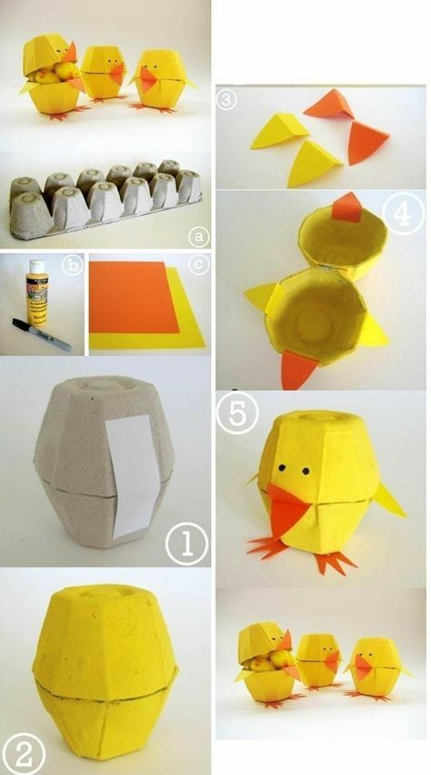 Påskeaktiviteter For Barn, Diy – Velikonoce, Egg Carton Crafts, Easy Easter Crafts, Spring Crafts For Kids, Easter Crafts Diy, Bunny Crafts, Easter Activities, Easter Crafts For Kids