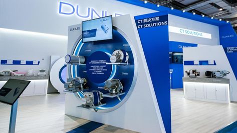 Dunlee CMEF 2020: Go Inside the Innovative Exhibit Booth Activation, Illuminated Signage, Exhibition Wall, Museum Display, Metal Printing, Interactive Experience, Trophy Design, Kiosk Design, Museum Displays