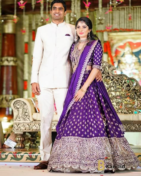 Lehenga Colour trends other than red that brides of 2020 can wear on their wedding day | Different colour lehenga designs for the 2020 indian bride ... Engagement Dress For Bride, Engagement Lehenga, Indian Wedding Lehenga, Indian Wedding Gowns, Jayanti Reddy, Lehenga Saree Design, Latest Bridal Lehenga, Reception Outfit, Half Saree Lehenga