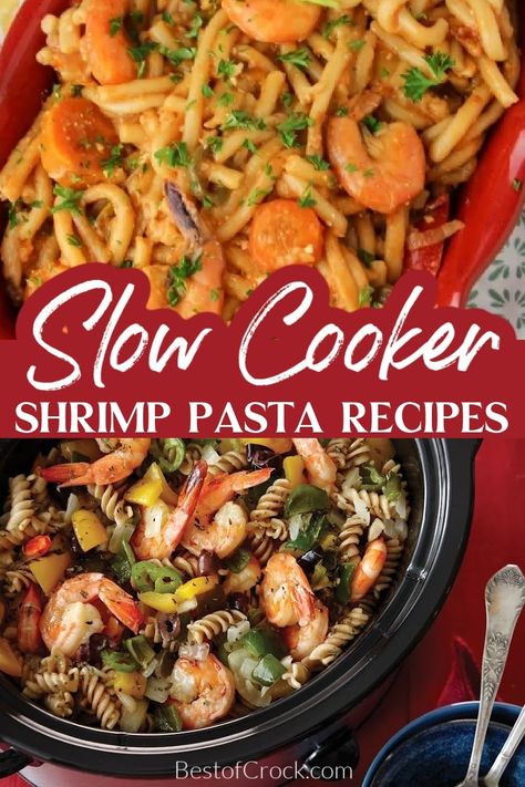 Crockpot shrimp pasta recipes work perfectly as date night recipes and family dinner recipes, which makes them must-have recipes. Shrimp Cooking Tips | Shrimp Crockpot Recipes | Slow Cooker Shrimp Recipes | Easy Shrimp Recipes | Crockpot Recipes with Shrimp | Crockpot Pasta Recipes with Shrimp | Crockpot Pasta Recipes | Slow Cooker Pasta Recipes | Crockpot Seafood Recipes | Slow Cooker Seafood Recipes via @bestofcrock Slow Cooker Shrimp Pasta, Crockpot Shrimp Pasta, Shrimp Crockpot Recipes, Pasta Recipes Crockpot, Pasta Recipes With Shrimp, Crockpot Seafood Recipes, Shrimp Crockpot, Crockpot Seafood, Easy Pork Loin Recipes