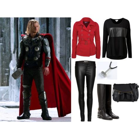 "Lady Thor Outfit" Thor Whispers, Thor Outfit, Geek Outfits, Lady Thor, Female Thor, Geek Clothes, Hijabi Outfits Casual, Hijabi Outfits, Chris Hemsworth