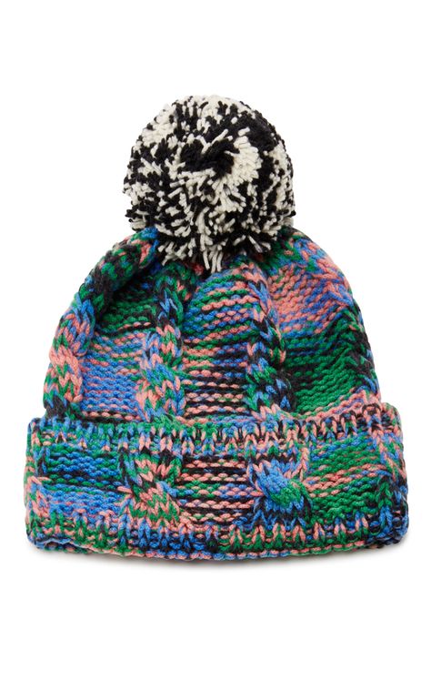 Wool Pompom Beanie by MISSONI Now Available on Moda Operandi Wool Pompom, Missoni Fashion, Hat Pom Pom, Pompom Beanie, Felted Crochet, Knit Beanies, Knit Accessories, Hats Black, Pom Pom Beanie Hat