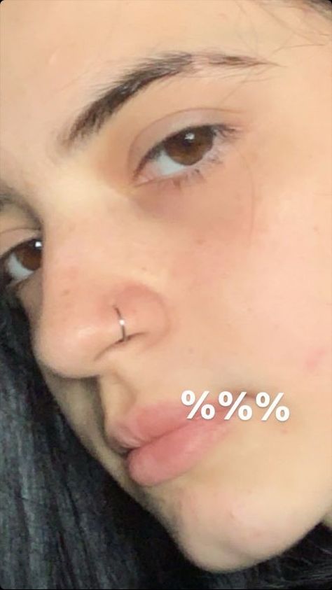 Bri Dominguez, Hoop Piercing, Hoop Ring, Nostril Hoop Ring, Youtubers, Nose Ring