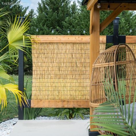 Cheap Diy Privacy Screen, Camper Privacy Fence, Diy Bamboo Privacy Screen, Bamboo Privacy Fence Ideas, Removable Privacy Fence Ideas, Yard Privacy Ideas Cheap, Temporary Privacy Fence, Diy Privacy Screen Outdoor Cheap, Diy Patio Screen